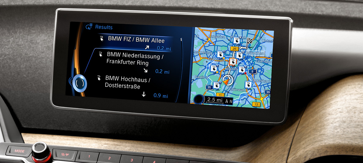 Usluge BMW i ConnectedDrive za navigaciju Usluge BMW i ConnectedDrive za navigaciju