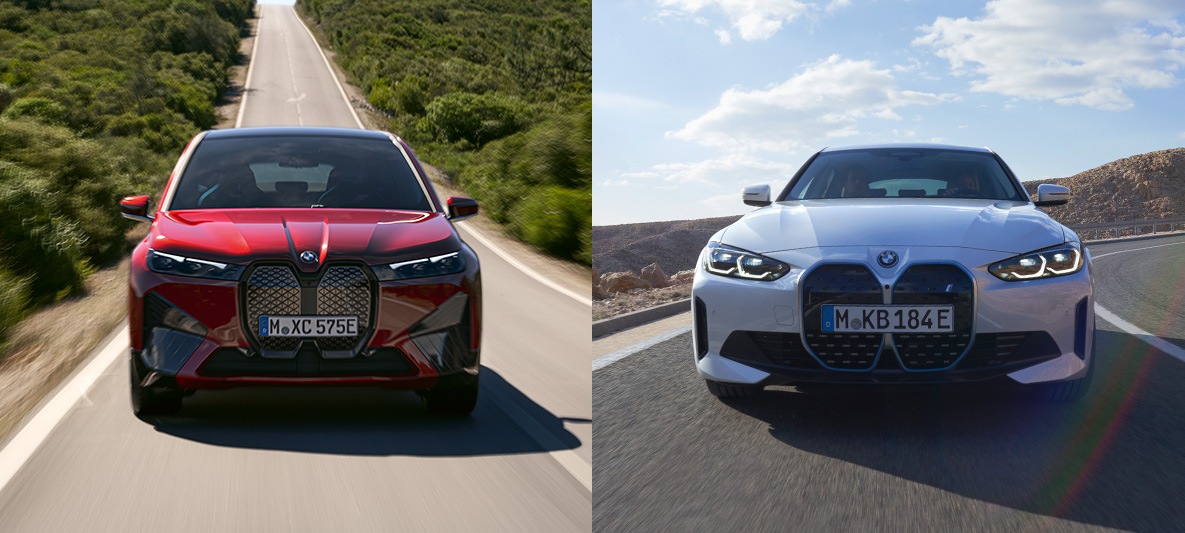 BMW e-mobilnost; BMW iX xDrive50 i20; BMW i4 G26 BMW e-mobilnost; BMW iX xDrive50 i20; BMW i4 G26; BMW električni automobil