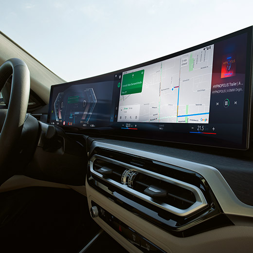 Optimizirane rute na BMW Curved Display-u