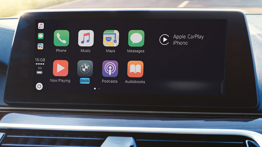 Apple CarPlay® Apple CarPlay® se prikazuje na zaslonu BMW-a