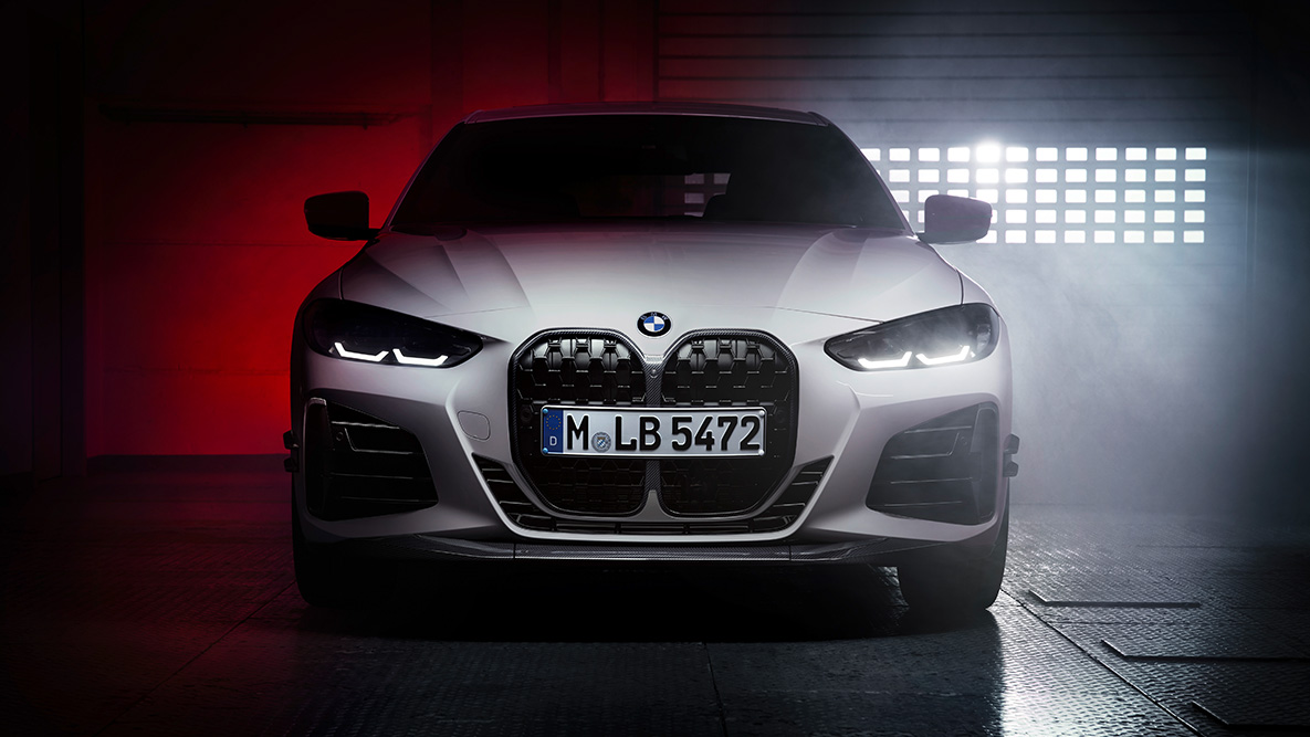 BMW serije 4 Coupé G22 prednji prikaz BMW M Performance dijelovi BMW serije 4 Coupé G22 prednji prikaz