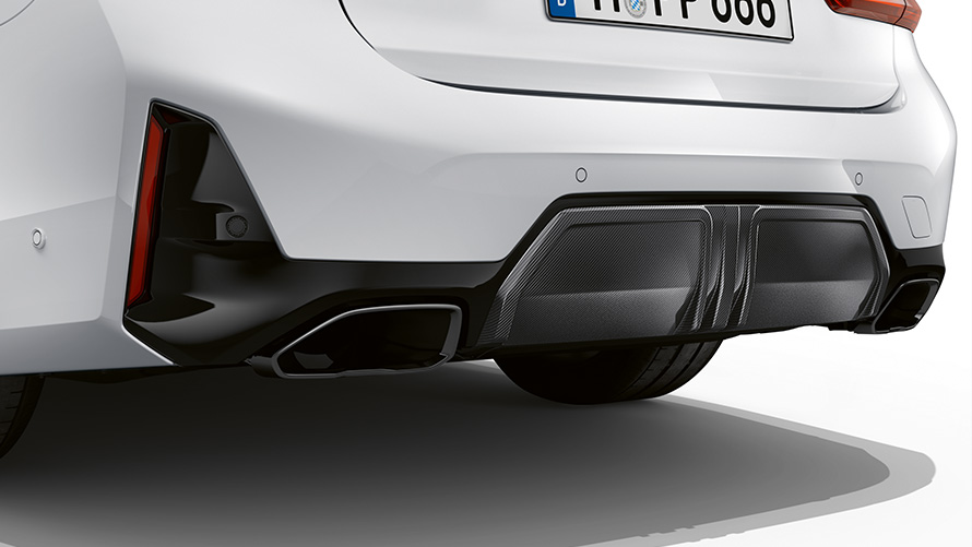 M Performance stražnji difuzor BMW M Performance dijelovi M Performance stražnji difuzor BMW M Performance dijelovi izbliza
