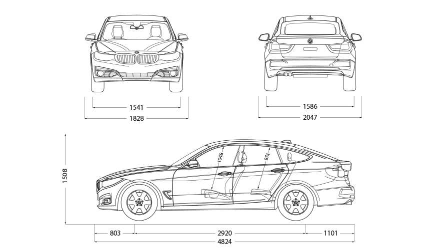 Bmw Serije 3 Gran Turismo Tehnicki Podaci Bmw Hr