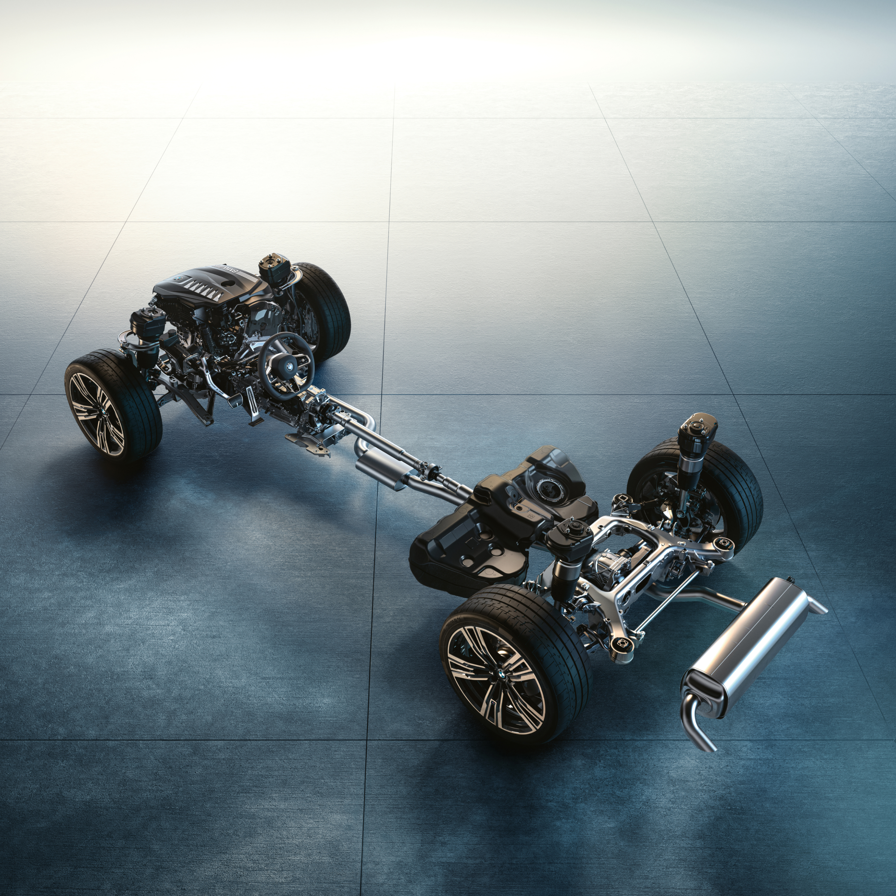 Podvozje BMW-a detaljno je prikazano 