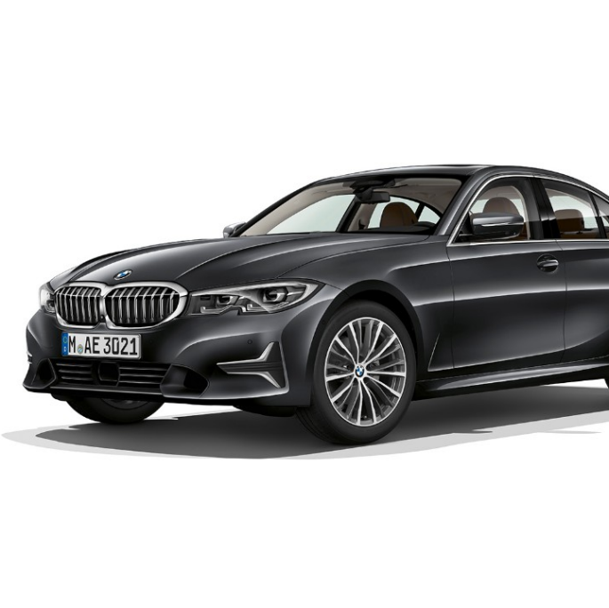 BMW serije 3 Limuzina, Model Luxury Line. Bočni prikaz BMW-a serije 3 Limuzina kao Model Luxury Line.