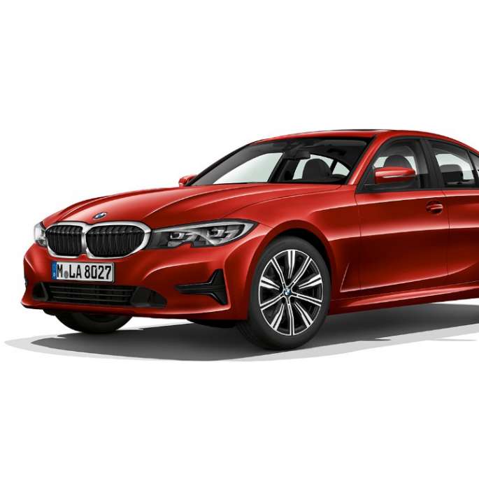 BMW serije 3 Limuzina, Model Advantage. Bočni prikaz BMW-a serije 3 Limuzina kao Model Advantage.